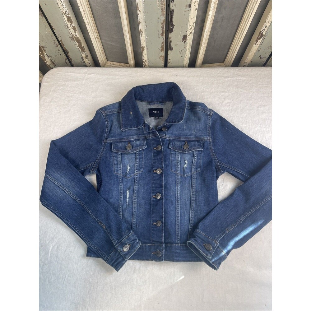 YMI Denim Jacket Size L, Y2K Trucker Grunge